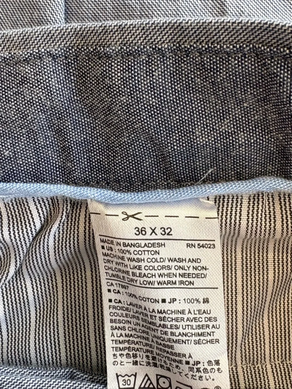 Banana Republic Aiden Fit Pants 36x32 Blue Cotton Flat Front Chino